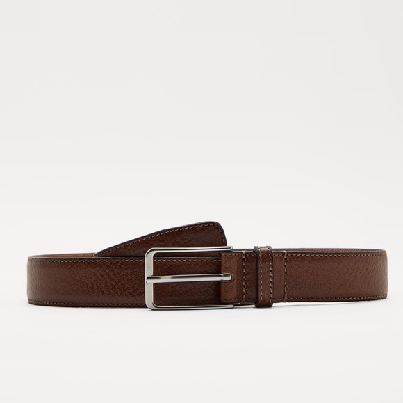ZARA LEATHER BELT - Picture 2 of 8